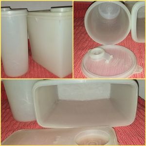 VINTAGE TUPPERWARE EUC TWO PIECES